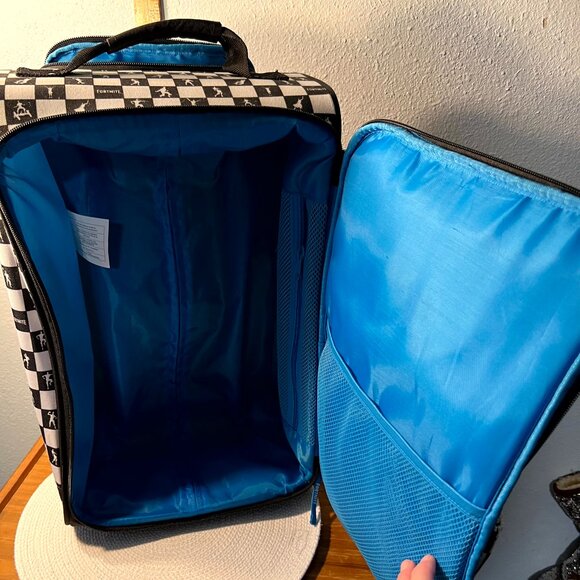 Fortnite Multiplier 17.5" Upright Roller Softside Carry-on Luggage - Black/White - Picture 2 of 7